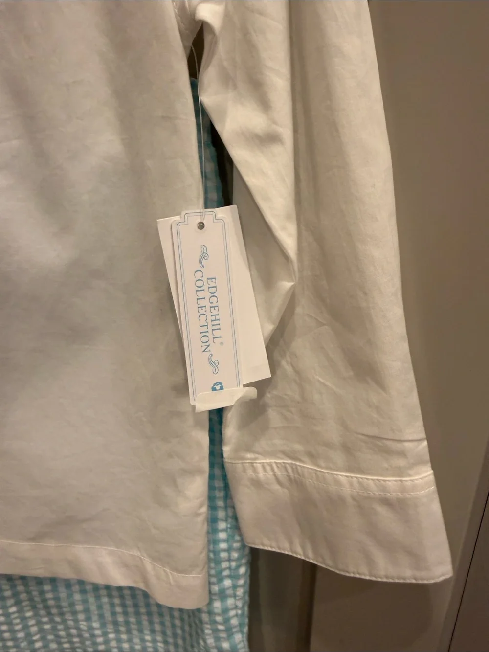 NWT Boys Edgehill White And Teal Blue Seersucker Shirt & Shorts Set Size 7